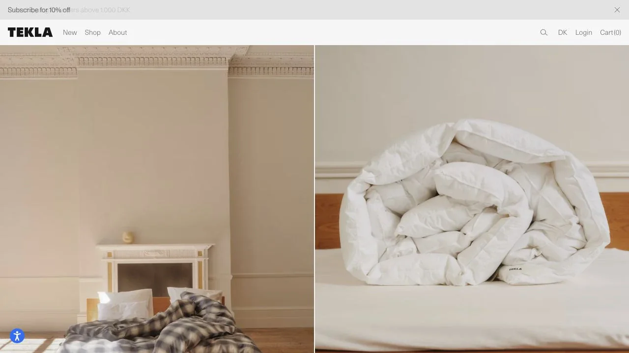 Room photography as a starting point for shopping